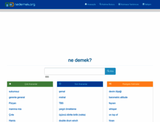 nedemek.org screenshot