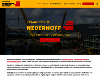 nederhoff.nl screenshot