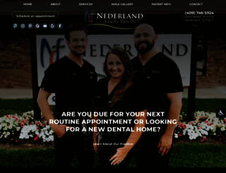 nederlandfamilydental.com screenshot