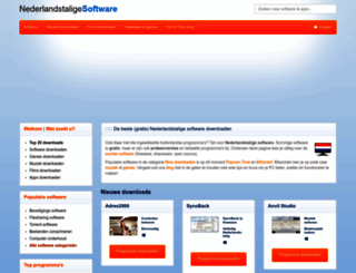 nederlandstaligesoftware.nl screenshot