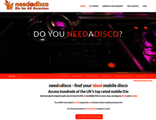 needadisco.com screenshot
