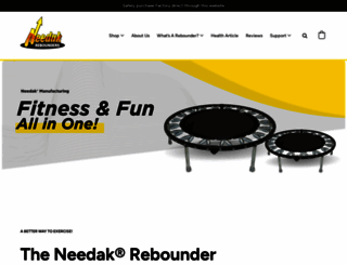 needak-rebounders.com screenshot