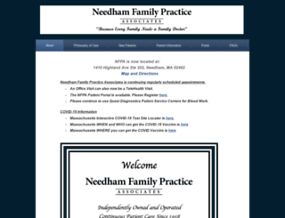 needhamfamilypractice.com screenshot