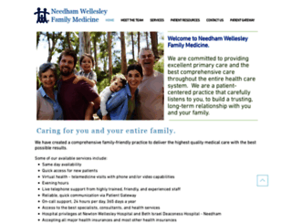 needhamwellesleyfamilymedicine.com screenshot