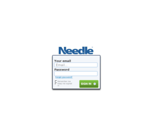 needle.glasscubes.com screenshot