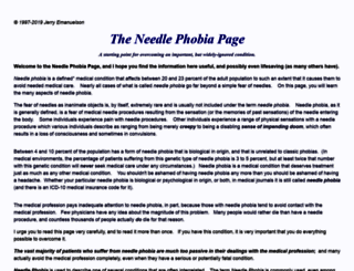 needlephobia.com screenshot