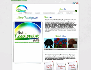 needlepointstore.com screenshot