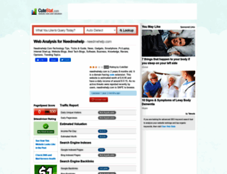 needmehelp.com.cutestat.com screenshot