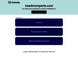 needmoreparts.com screenshot