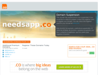 needsapp.co screenshot