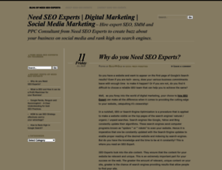 needseoexperts.wordpress.com screenshot