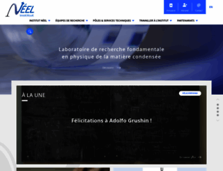 neel.cnrs.fr screenshot