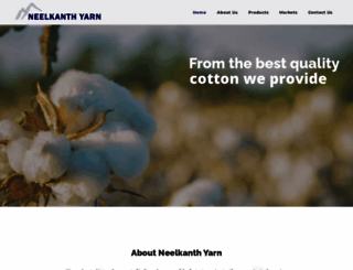 neelkanthyarn.com screenshot