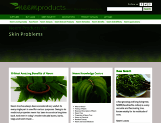 neem-products.com screenshot
