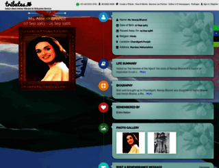 neerja-bhanot.tributes.in screenshot