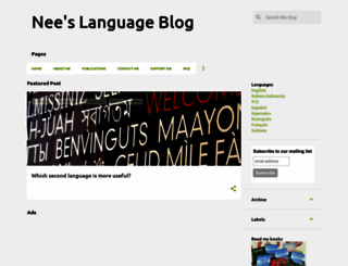 neeslanguageblog.com screenshot