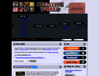 negativeworld.org screenshot