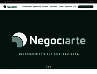 negociarte.com.br screenshot