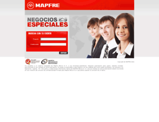 negocios.mapfre.com.mx screenshot