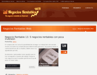 negociosrentablesweb.es screenshot