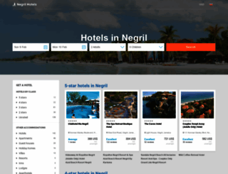 negrilresorthotels.com screenshot