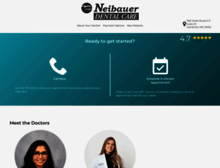 neibauerdentalcrofton.com screenshot