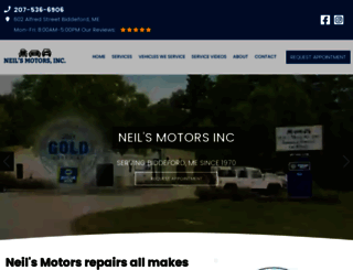 neilsmotors.com screenshot