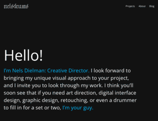 nelsdrums.com screenshot