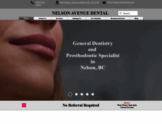nelsonavedental.com screenshot