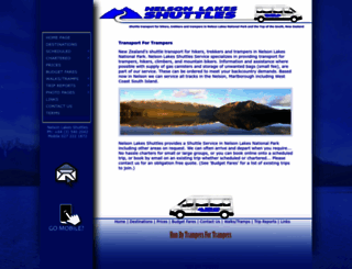 nelsonlakesshuttles.co.nz screenshot