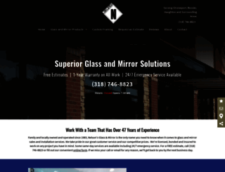 nelsons-glass.com screenshot