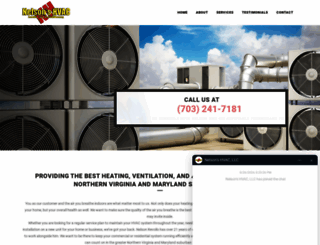 nelsonshvac.com screenshot