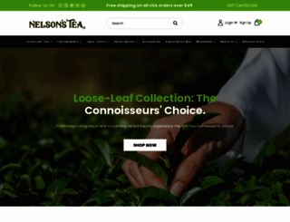 nelsonstea.com screenshot