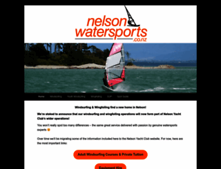 nelsonwatersports.co.nz screenshot