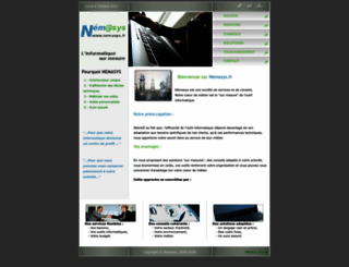 nemasys.fr screenshot