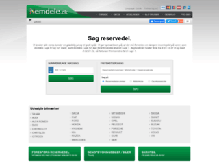 nemdele.dk screenshot