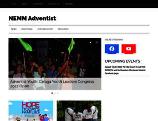 nemmadventist.org screenshot