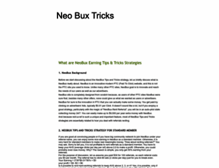 neo-buxtricks.blogspot.ro screenshot