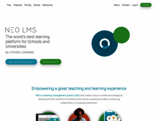 neo-lms.com screenshot