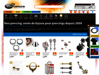 neo-piercing.com screenshot