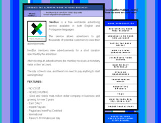 neobux.workathomebux.com screenshot