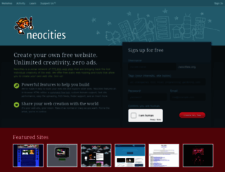 neocities.org screenshot