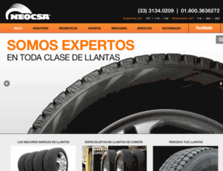 neocsa.com.mx screenshot