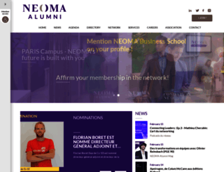 neoma-alumni.com screenshot