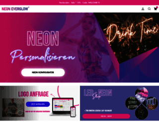 neon-everglow.myshopify.com screenshot