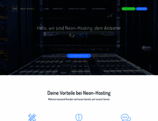 neon-hosting.de screenshot