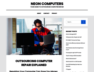 neoncomputers.com screenshot