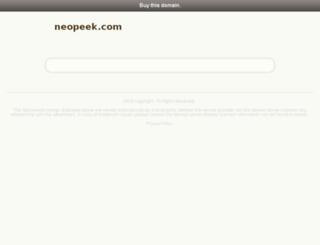 neopeek.com screenshot