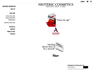 neotericcosmetics.com screenshot