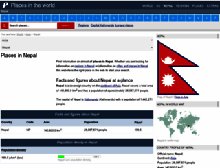 nepal.places-in-the-world.com screenshot